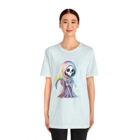 Cute Colorful Reaper - Short Sleeve Tee